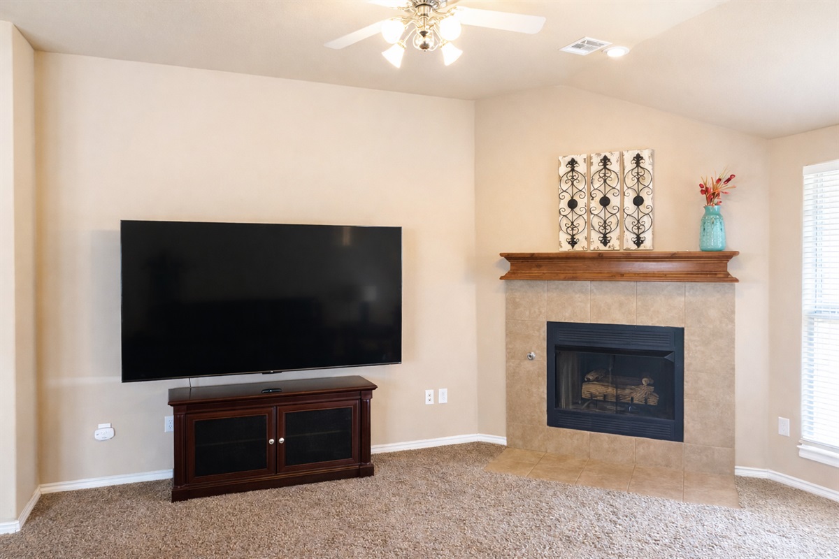 Hug 85 inch TV in Living Room