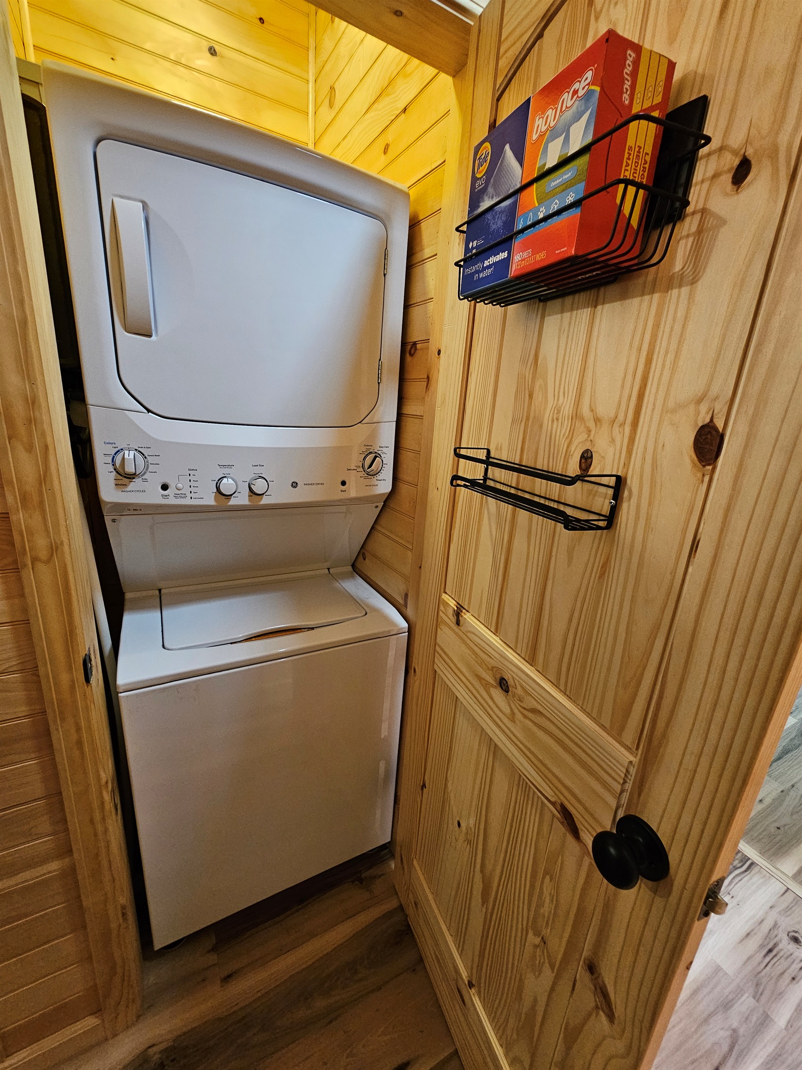 Pack light — with in-cabin laundry, you’re covered for everything from hiking gear to cozy nights in.