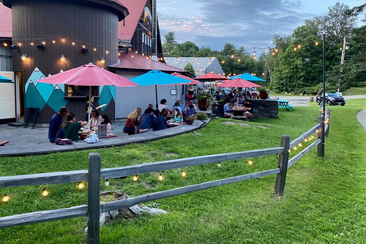 Once on the Nature Path, you just might happen upon an eating establishment every now and then.