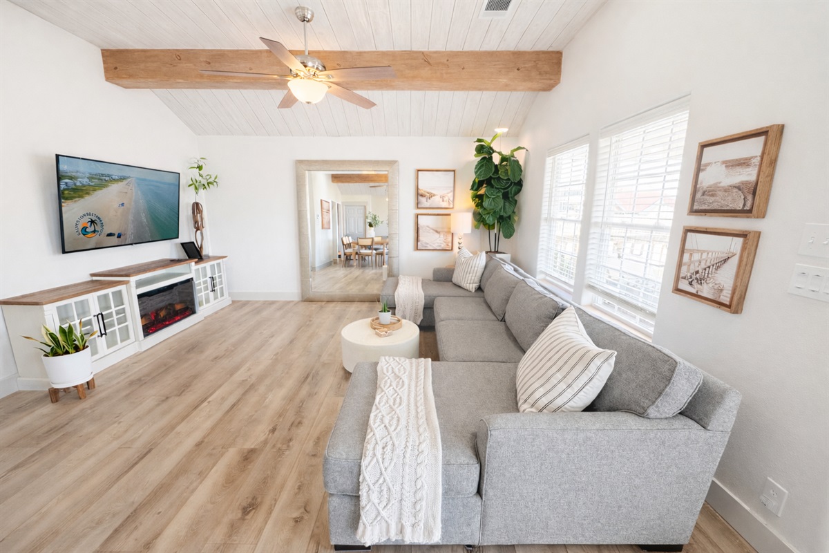 Living room with such a coastal feel
