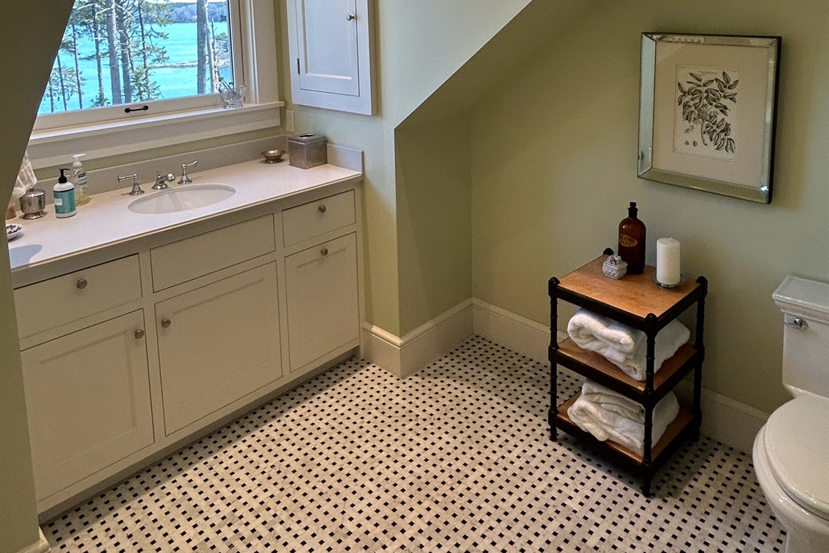 Maine House Second Floor Half Bath 