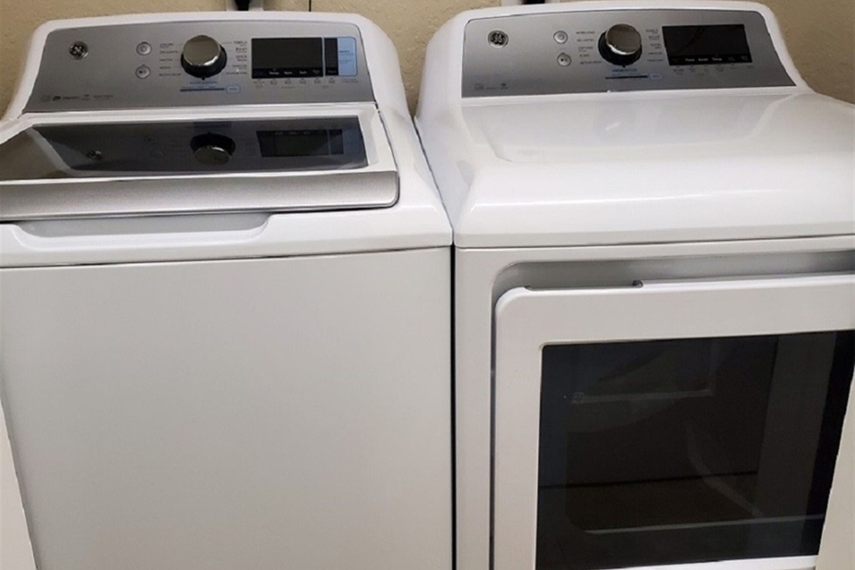 Inside Washer & Dryer