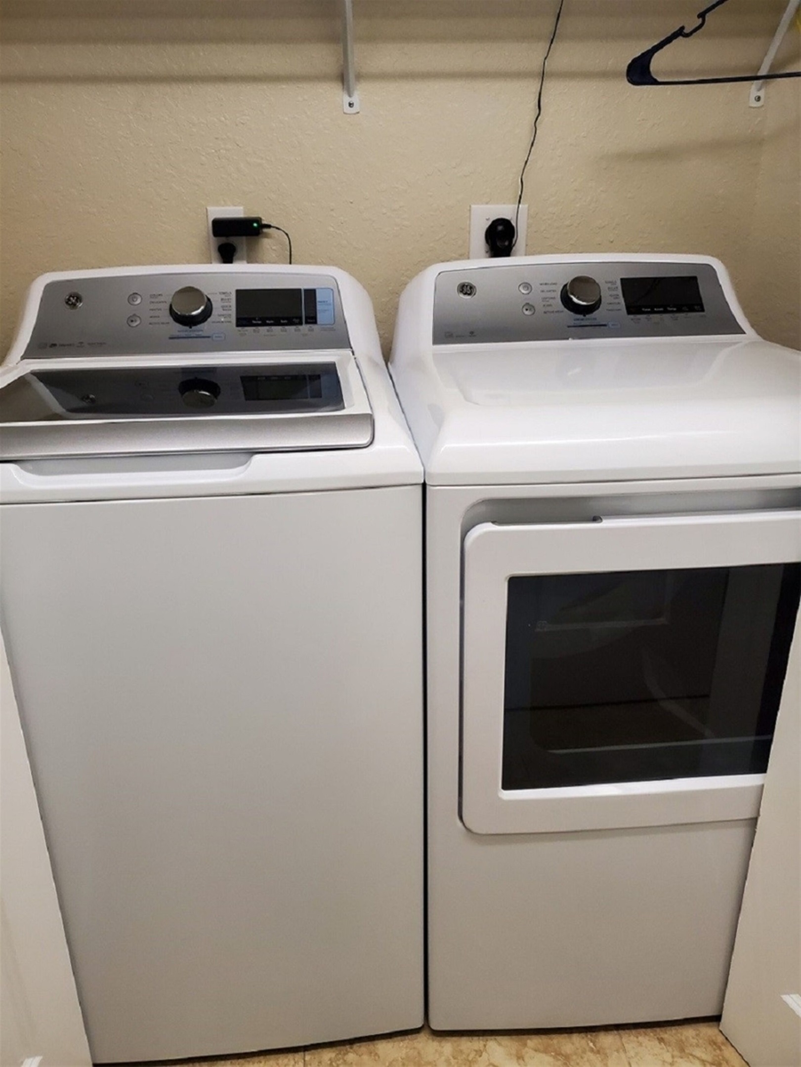 Inside Washer & Dryer