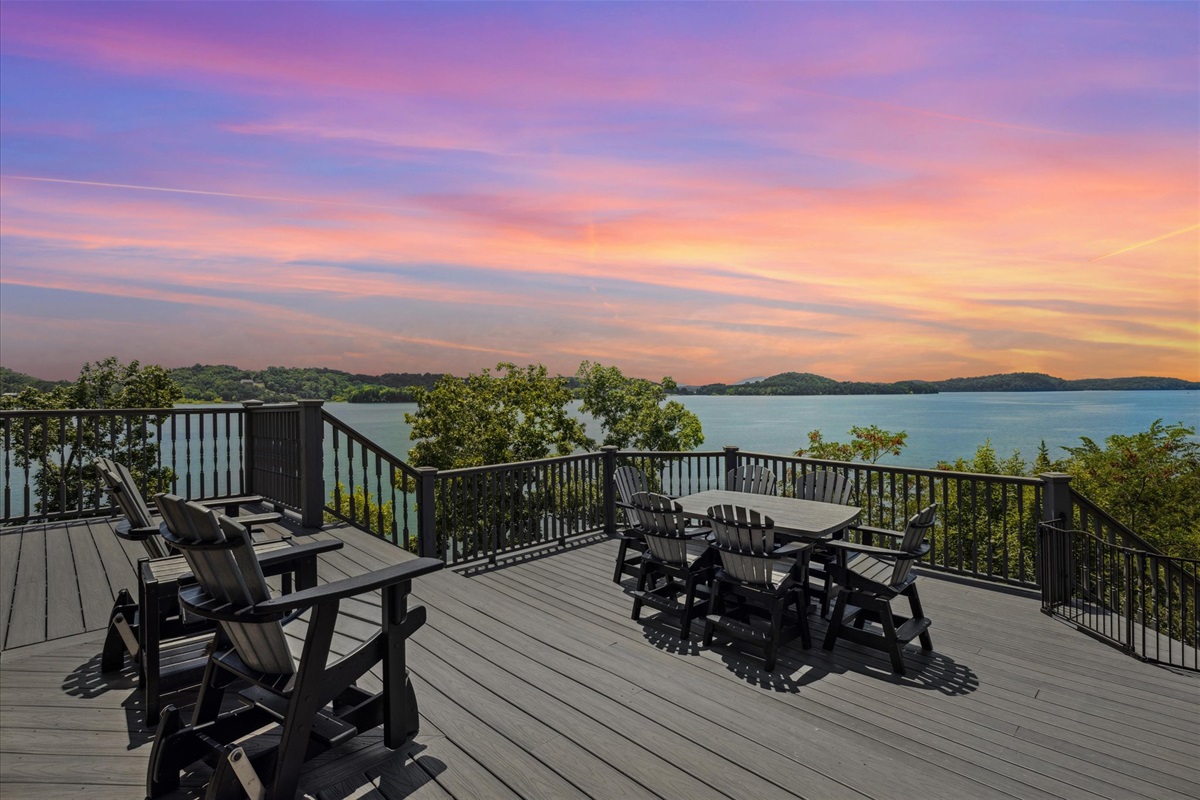 Back Deck at Dusk