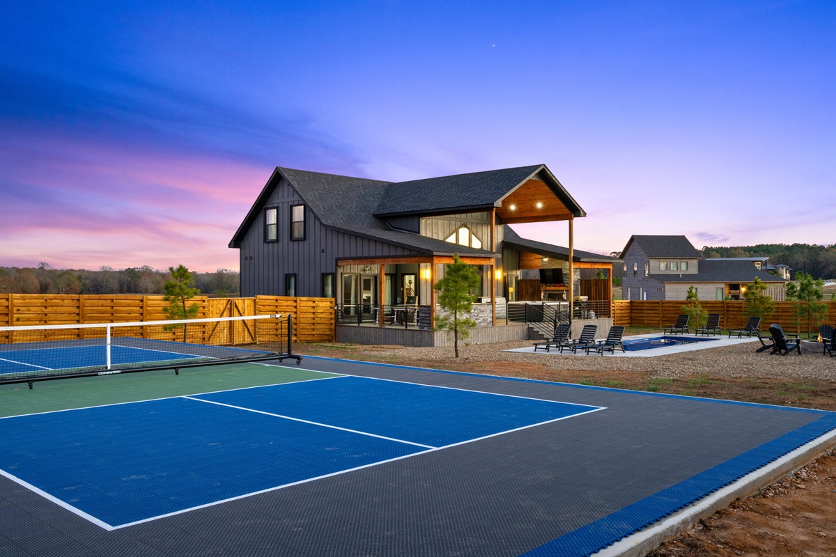 A full pickleball court gives you space for friendly matches and active fun without ever leaving the property.