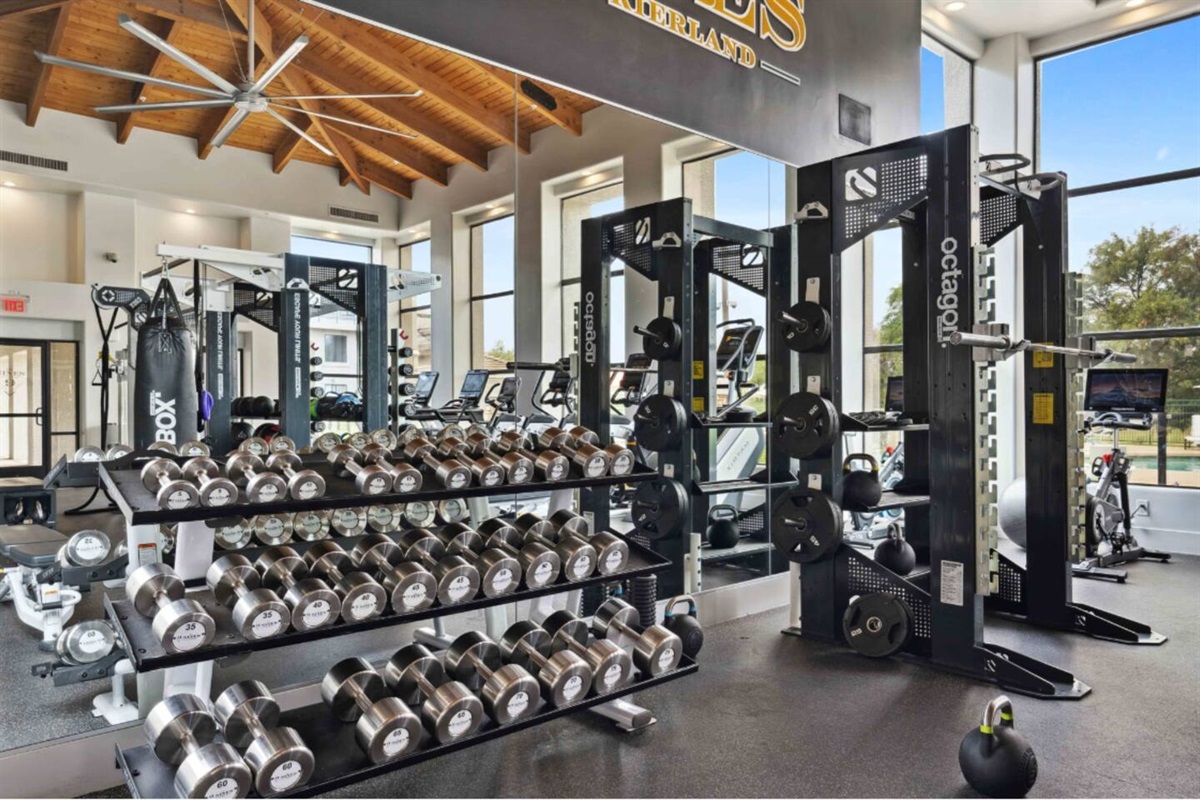 A space for strength and focus.