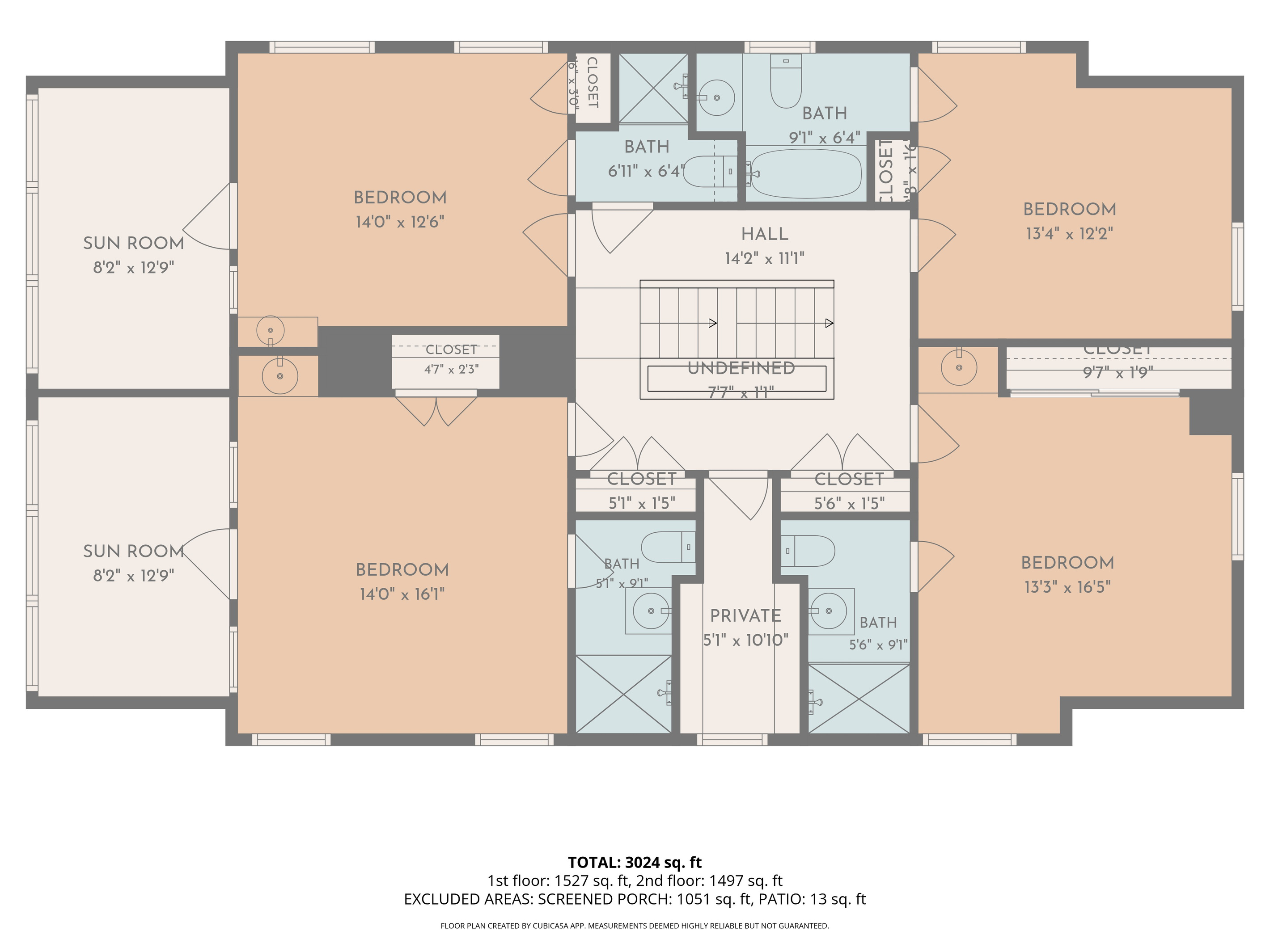 Hatch's Lodge Layout 2nd Floor