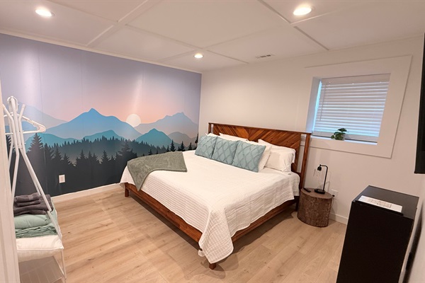 Bedroom #4:  This bedroom is spacious and features a King size Bed!