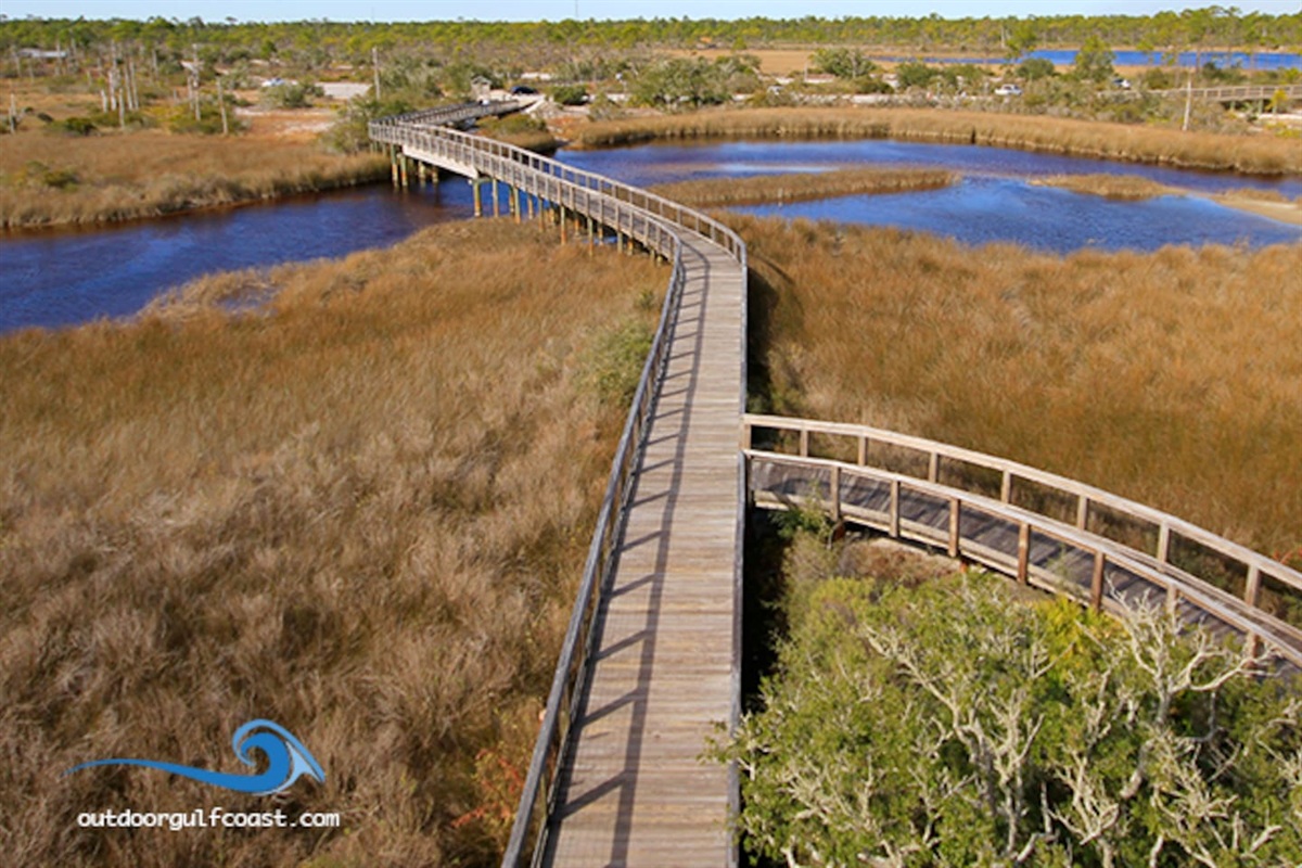 Big lagoon state park is half a mile away. There is an admission to get into the park. 12 dollars per vehicle with a boat. 