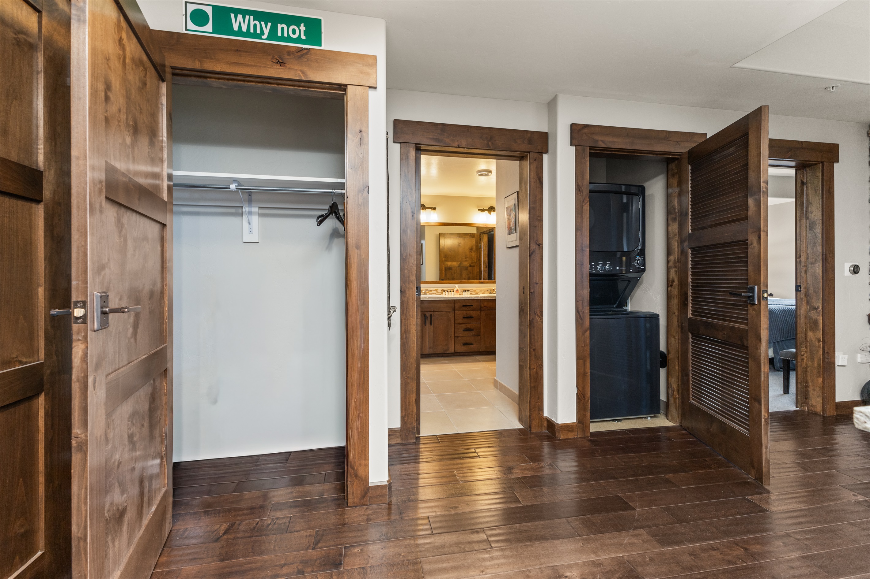 Owner Closet | Laundry area