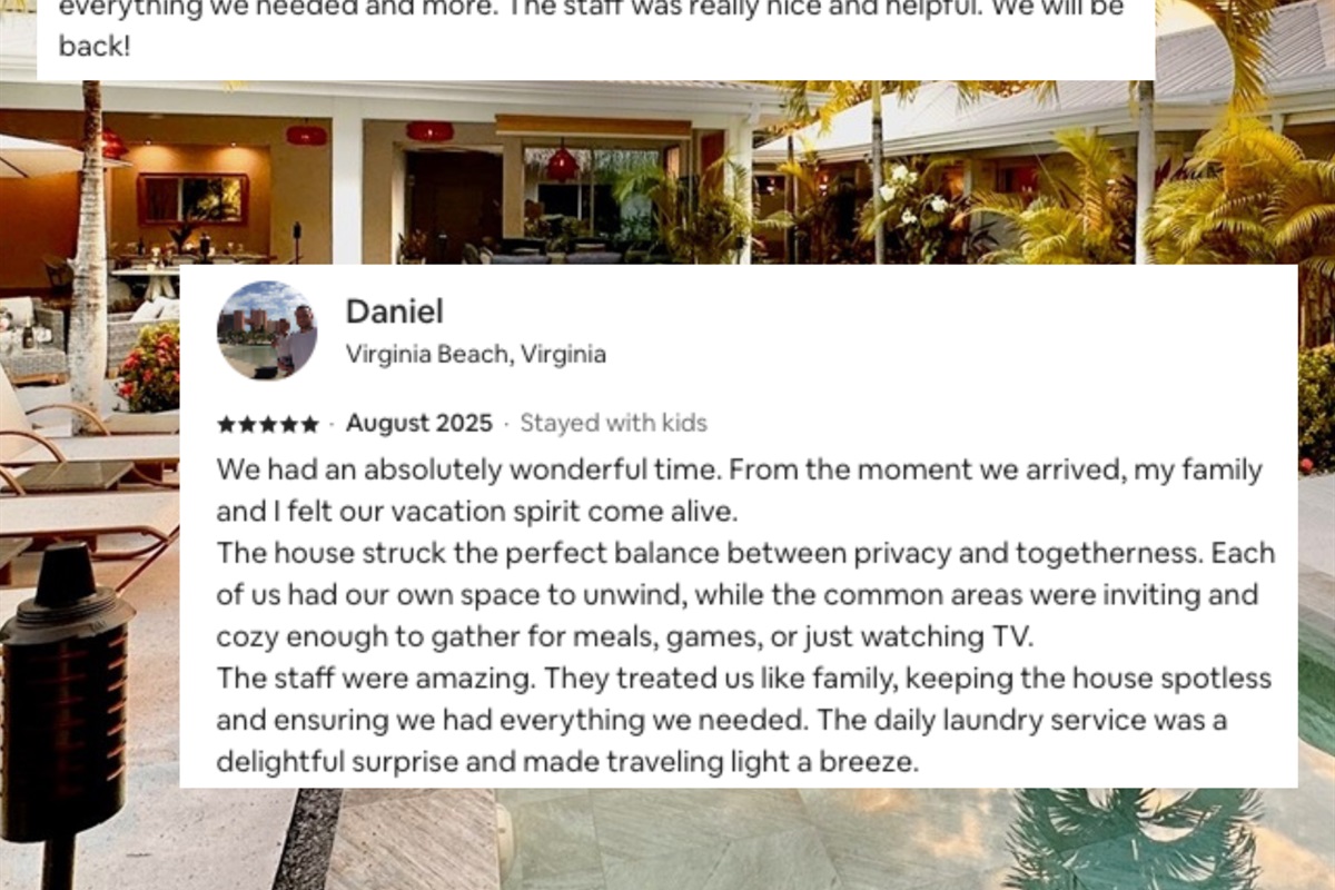 Guests love this villa!