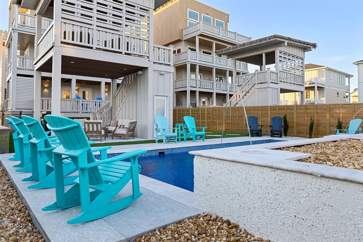 Room for everyone to enjoy pool time or sun time