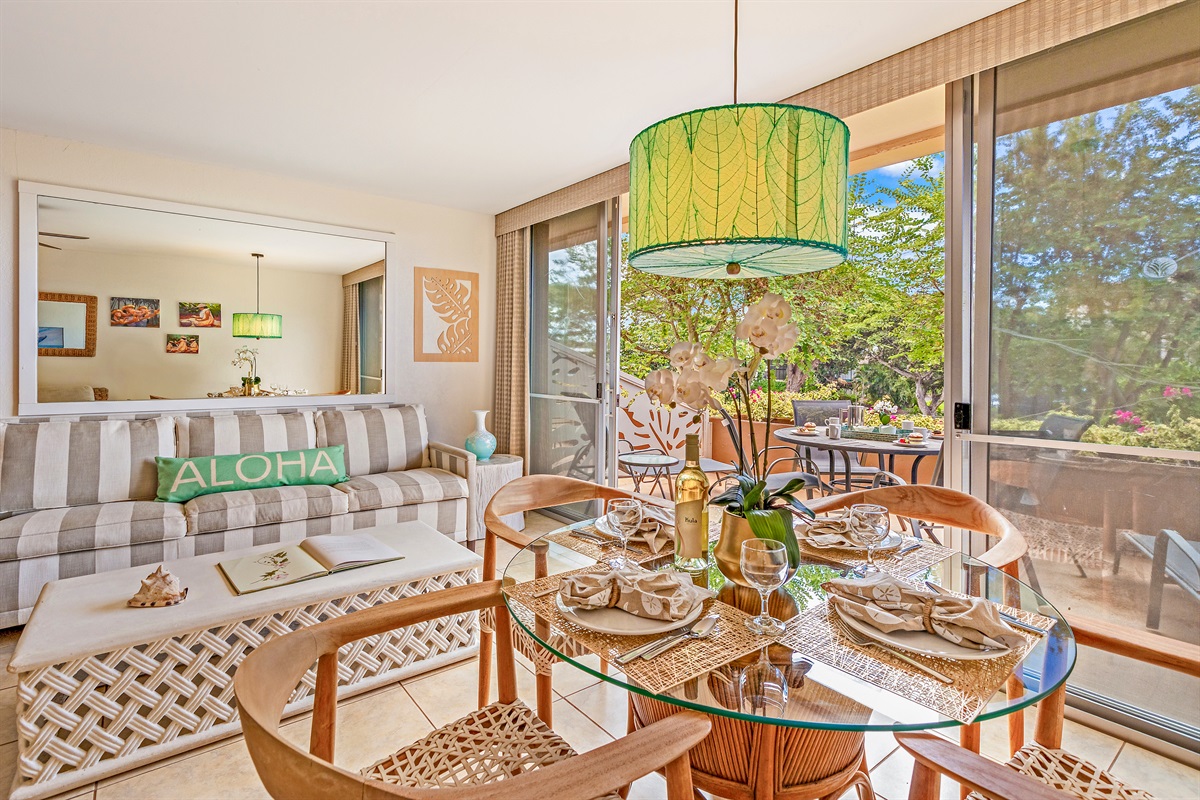 Dine in Comfort – A convenient dining nook bathed in natural light