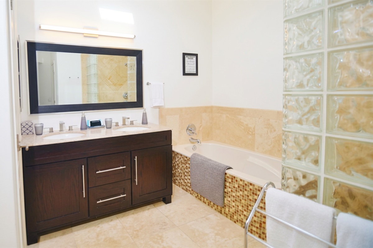 Pamper yourself in the spa quality ensuite bathroom. Custom shower or bath - your choice.