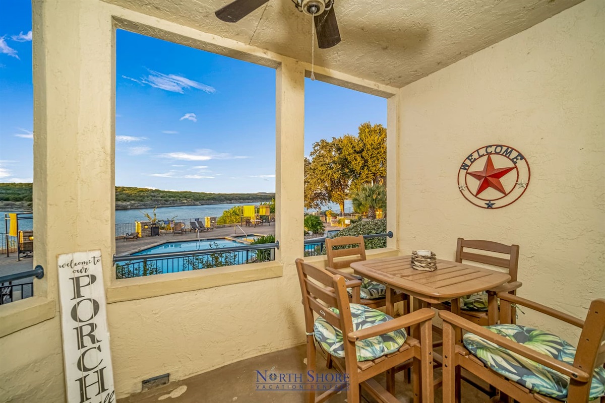 Relax on the Porch at the Island!