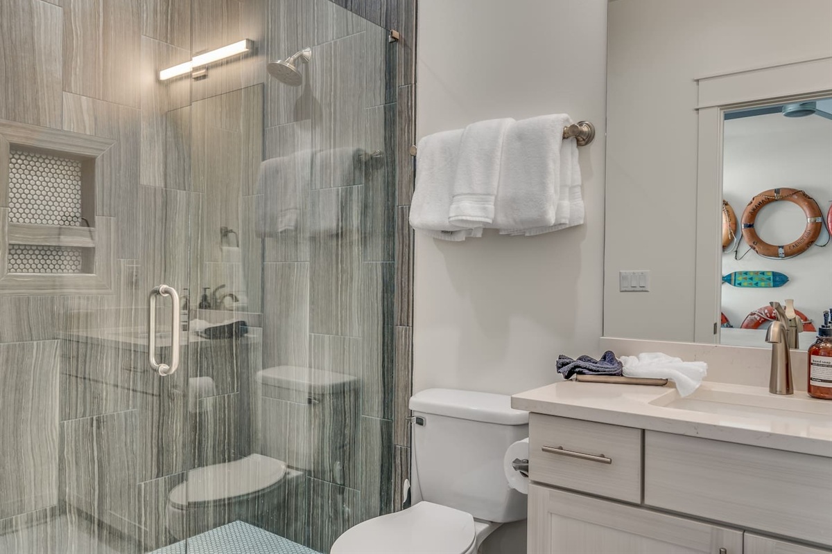 King Suite #5: Private Bath (second floor)