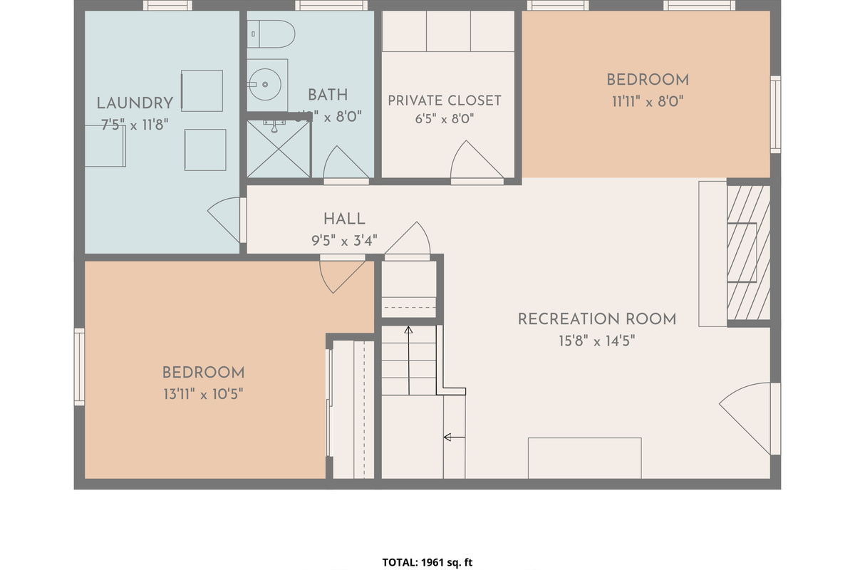 The Trading Post lower level layout