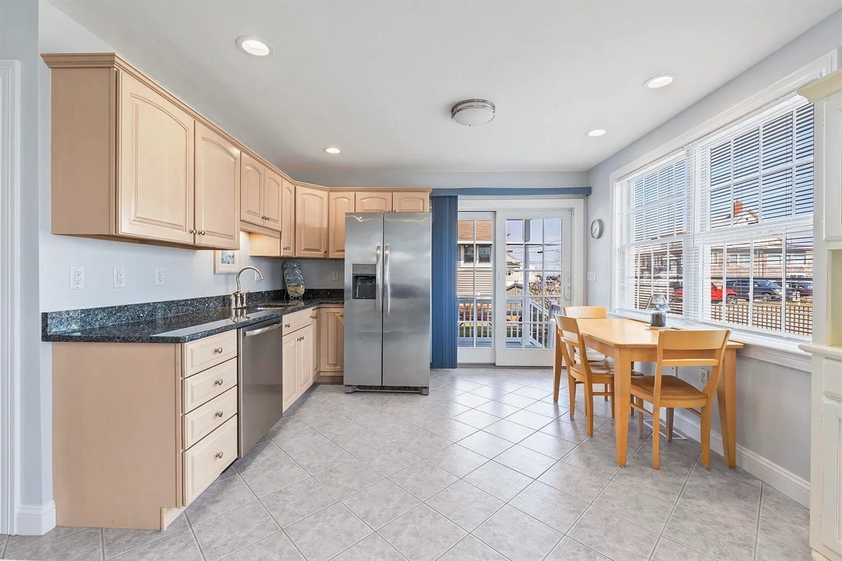 First Floor Kitchenette and Dining Space