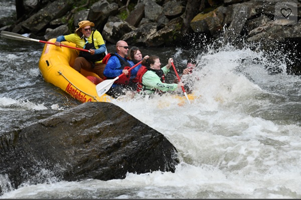 Rafting within an hour