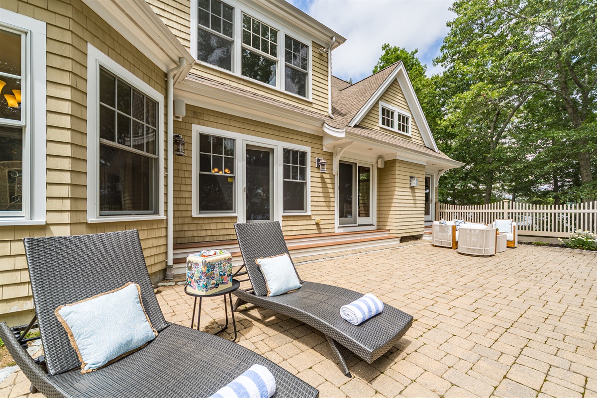 Cozy outdoor seating—perfect for morning coffee or sunset chats.