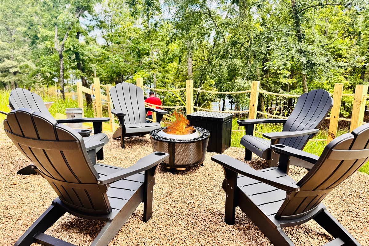 New outdoor fire pit