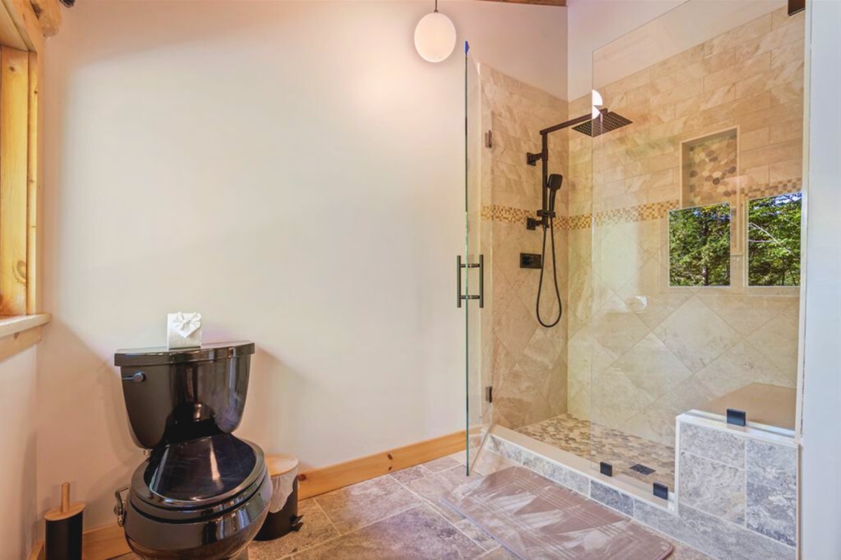 Master suite retreat with spa-inspired bathroom