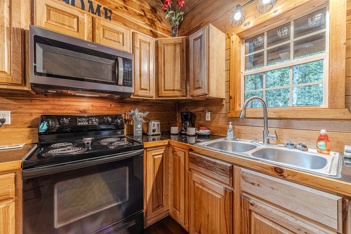 Stocked Kitchen for Cooking