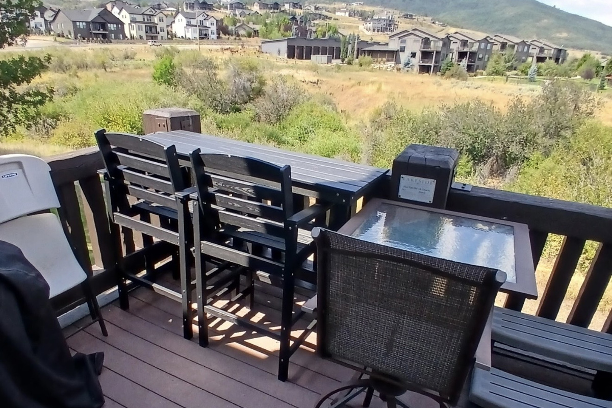 Enjoy the beautiful view off the Balcony