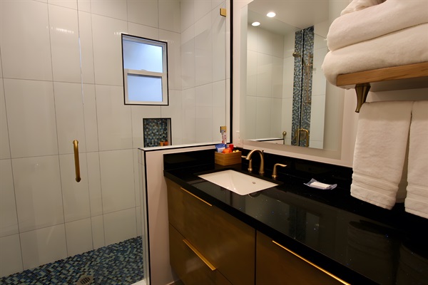 Hallway bathroom
