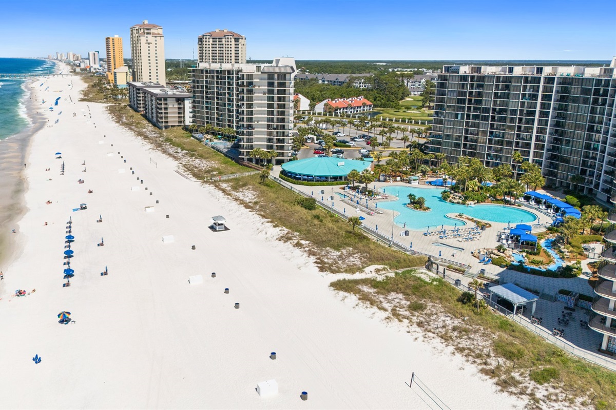Beach View of Edgewater Resort