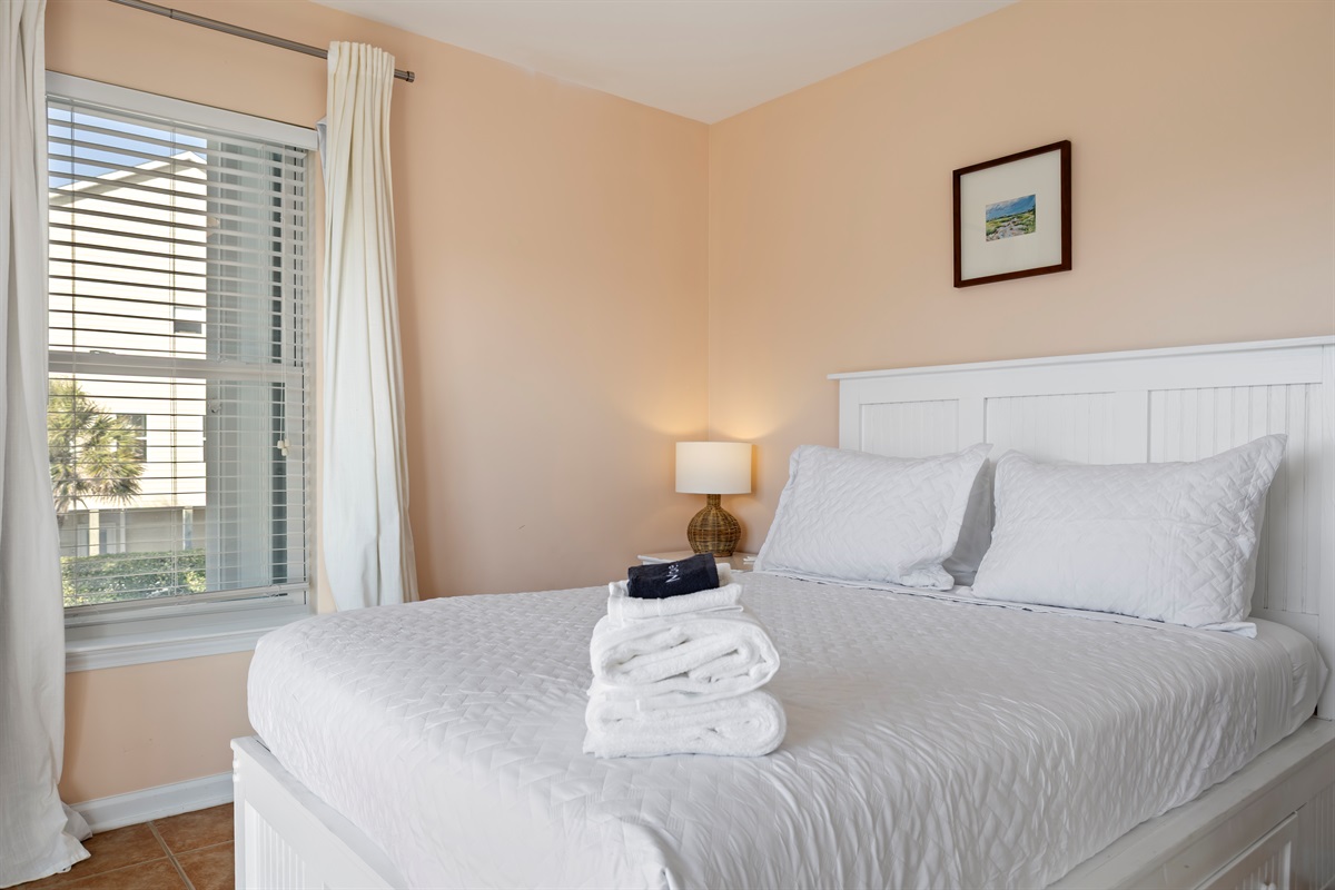 Bed linens provided