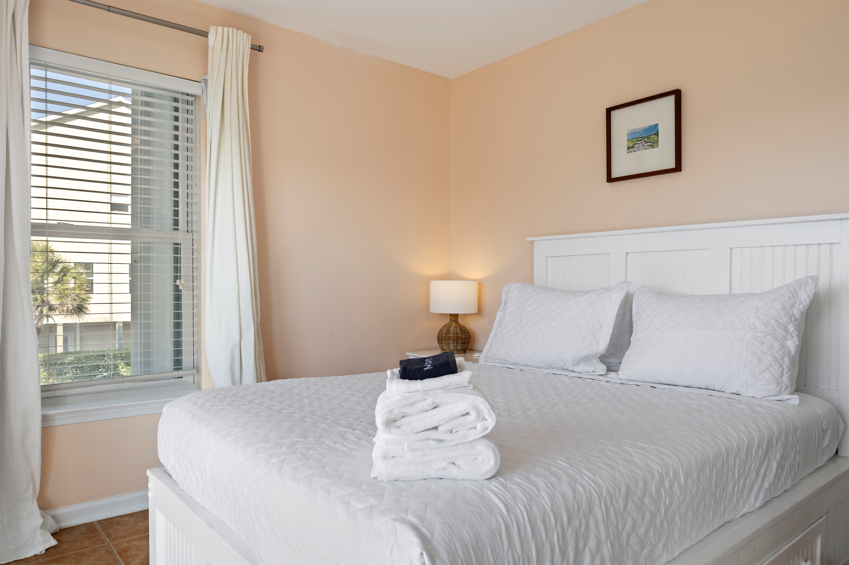 Bed linens provided