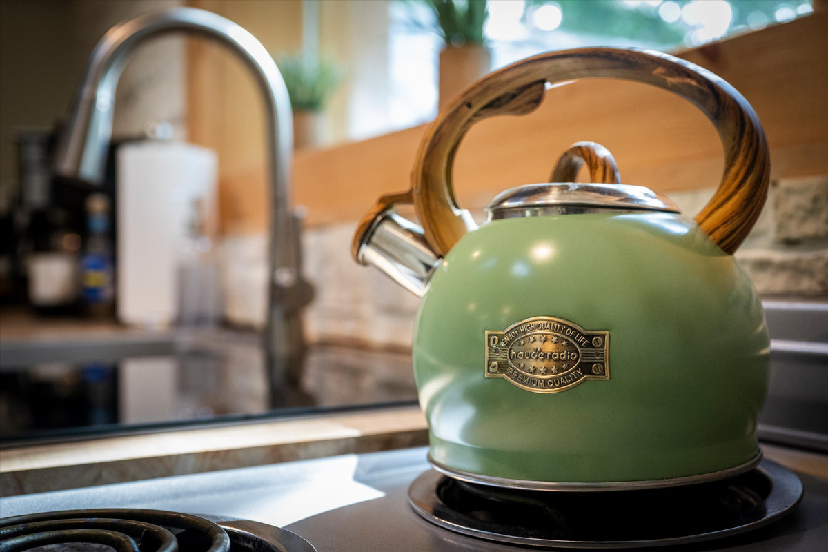 The Penthouse: Fully Stocked Kitchen.