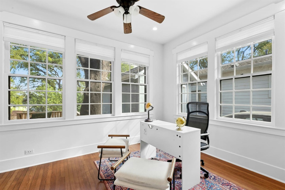 Comfortable workspace for remote work