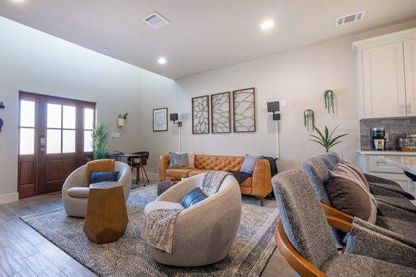 Kick back, get cozy, and make yourself at home
