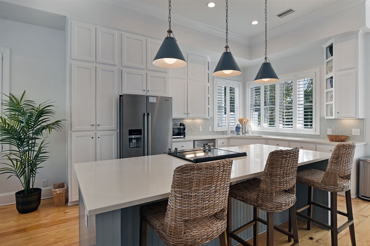 Well stocked kitchen