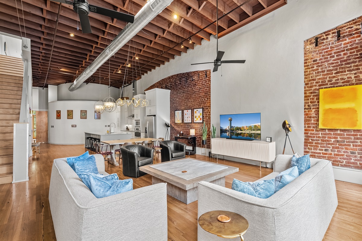 Bright and inviting living room designed for both style and comfort.