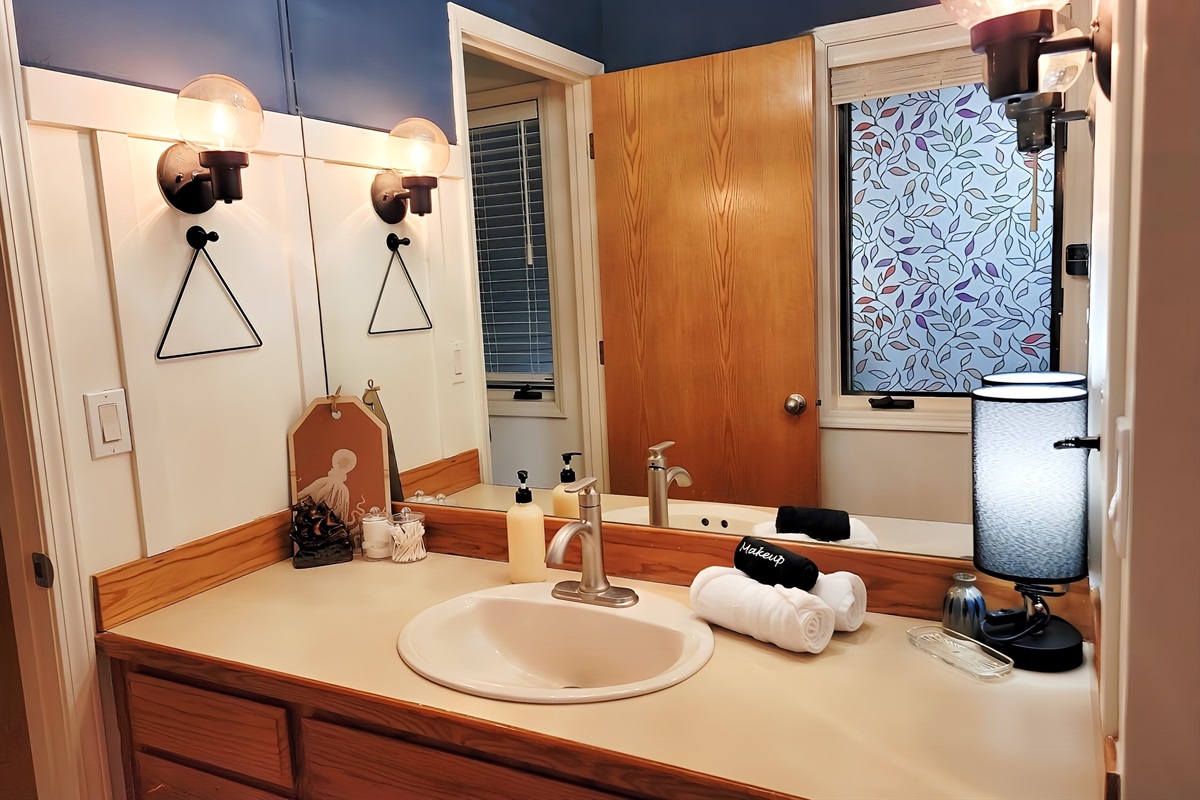 Hallway bathroom