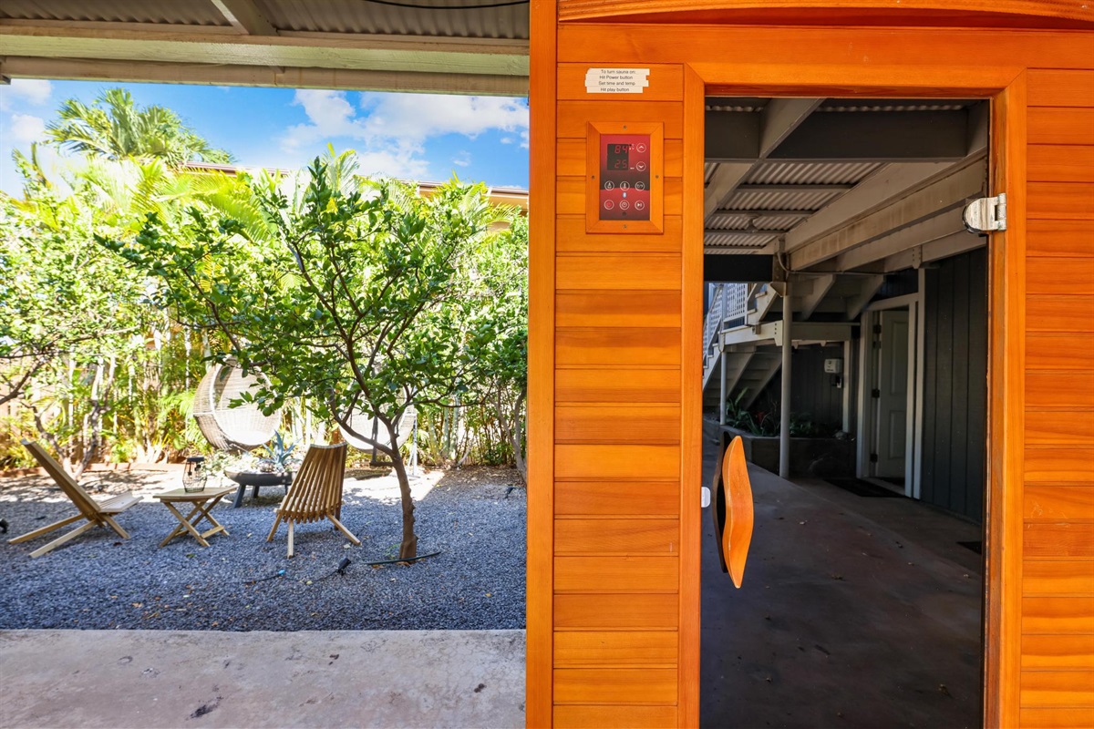 Infrared Sauna (common area)