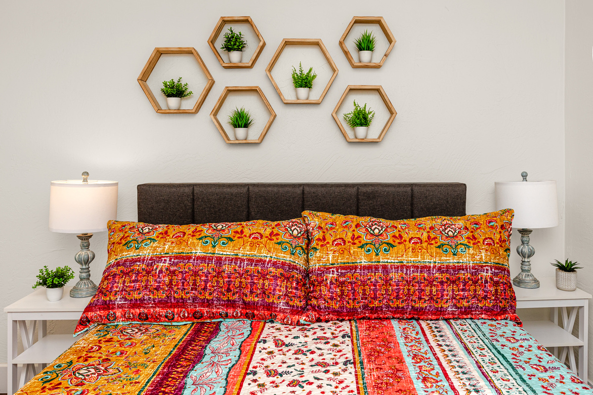 Queen bed