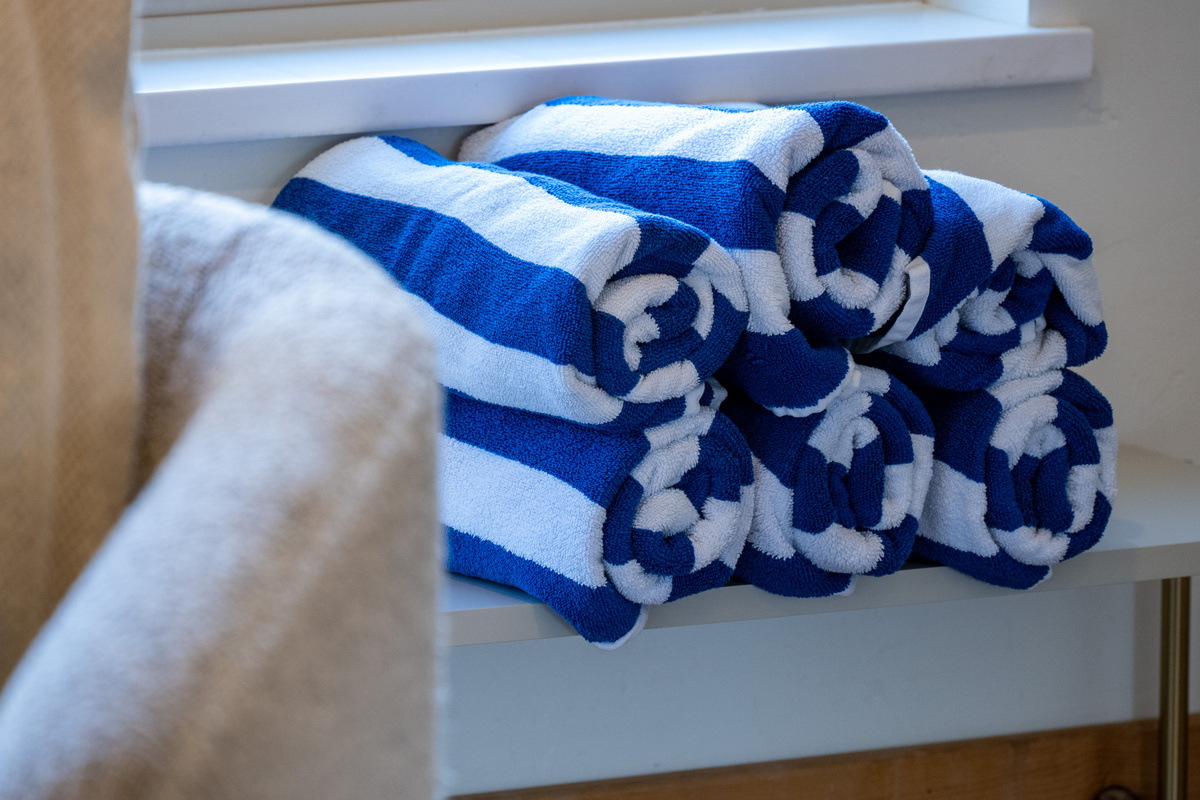 Fresh hot tub towels and thoughtful details help make your stay comfortable from the moment you arrive.