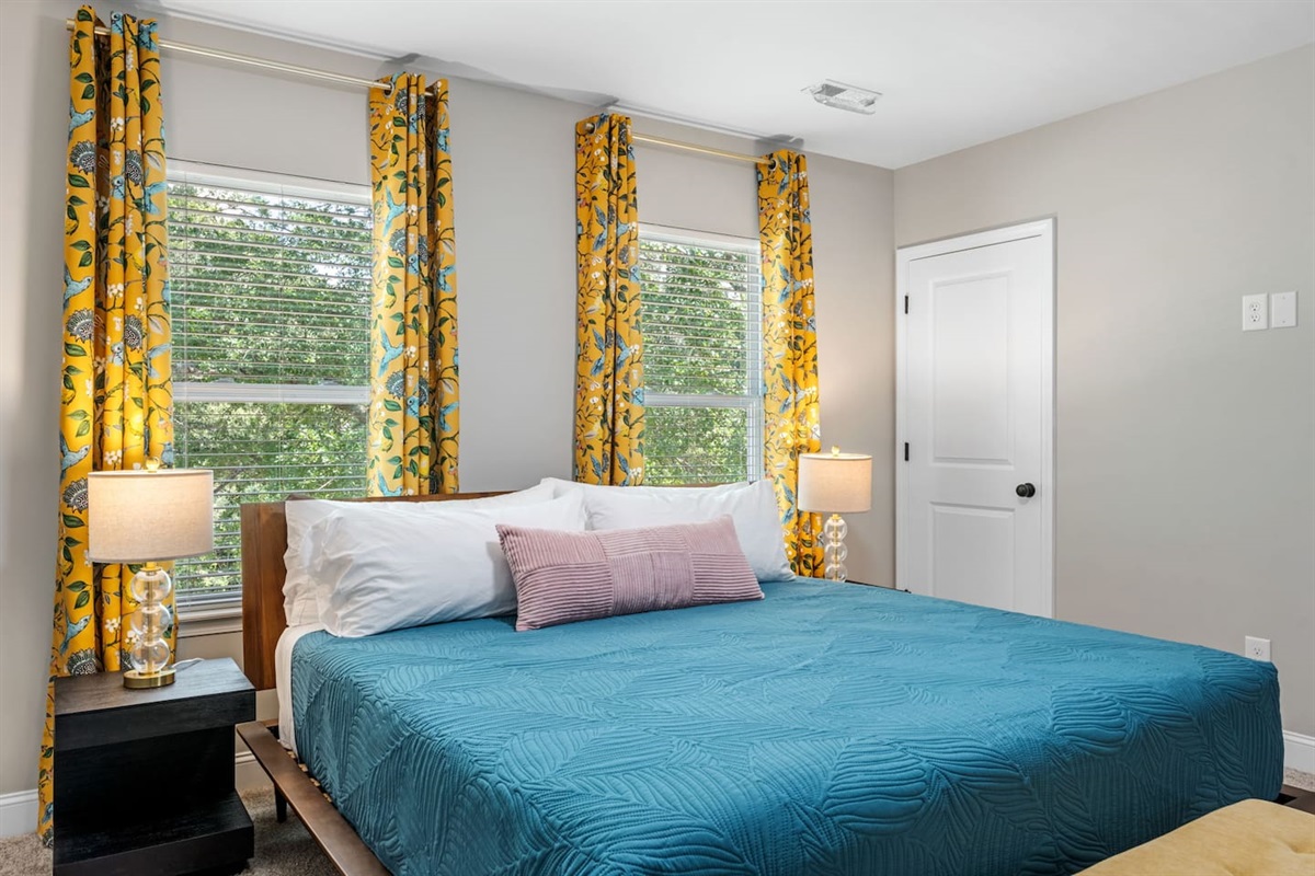 Main bedroom with King bed