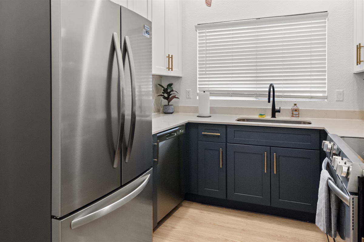 Enjoy cooking together in this open-concept kitchen