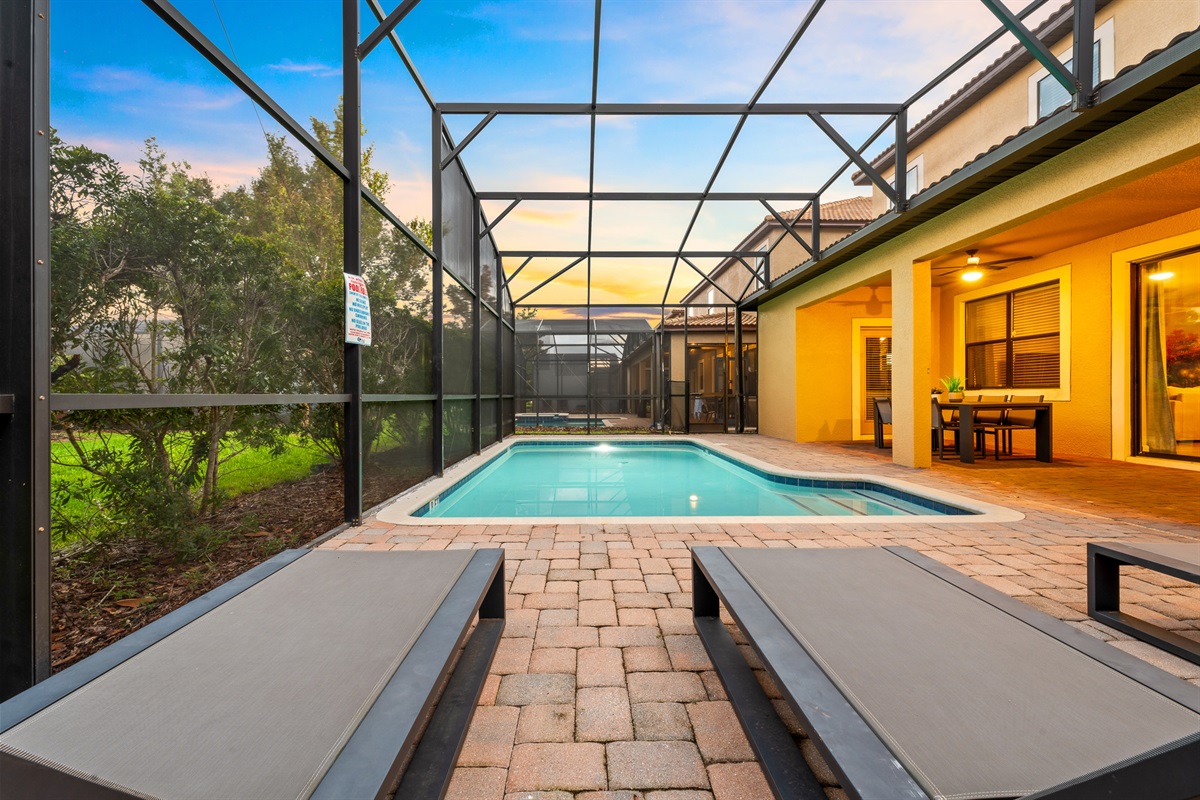 Enjoy the Florida sun next to the pool
