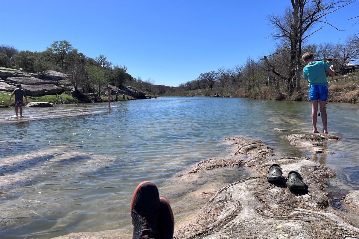 Short walk to private river access