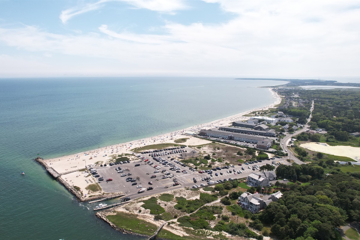 Breathtaking views from above, showcasing the coastal gem of South Yarmouth.