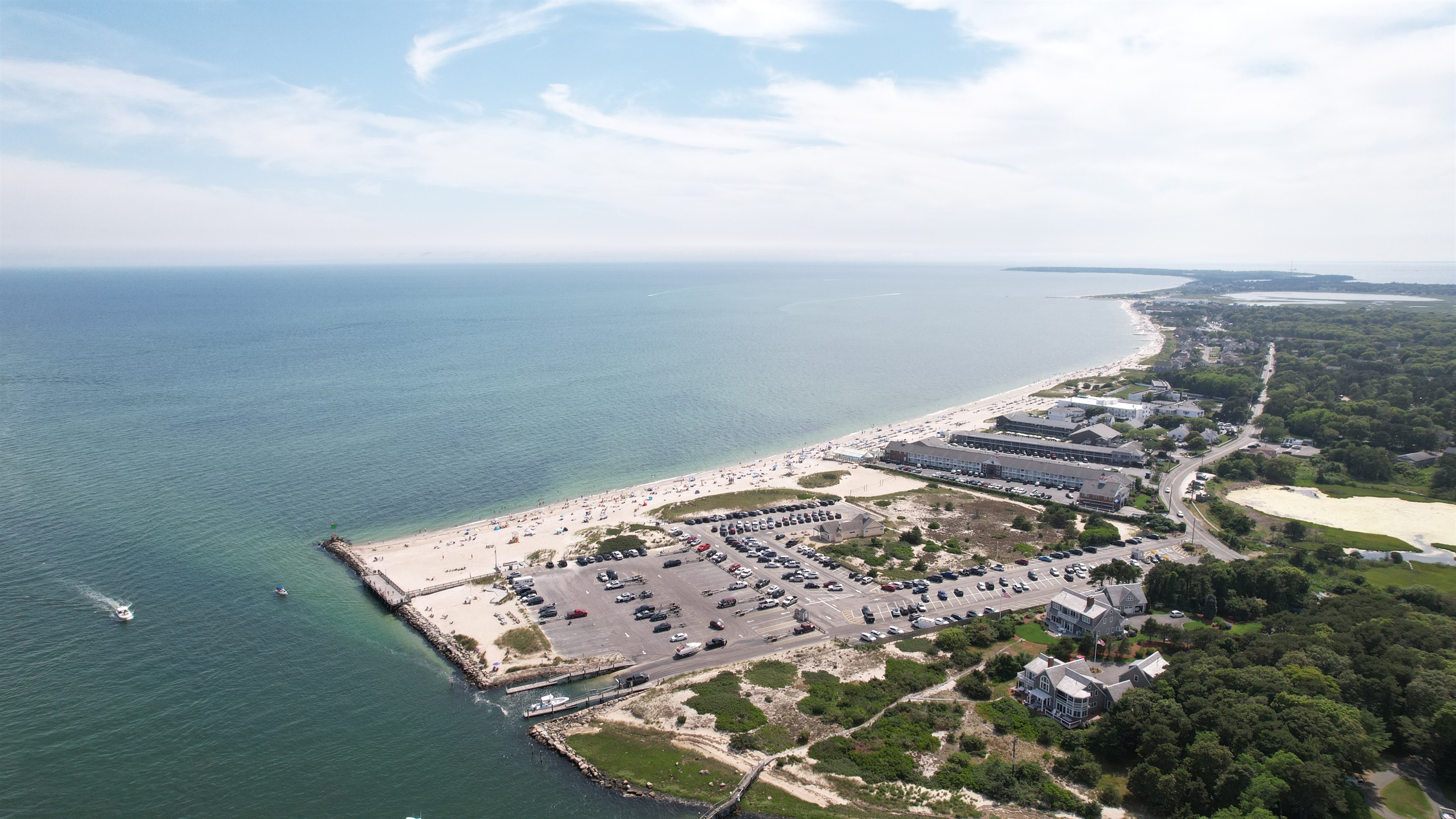 Breathtaking views from above, showcasing the coastal gem of South Yarmouth.