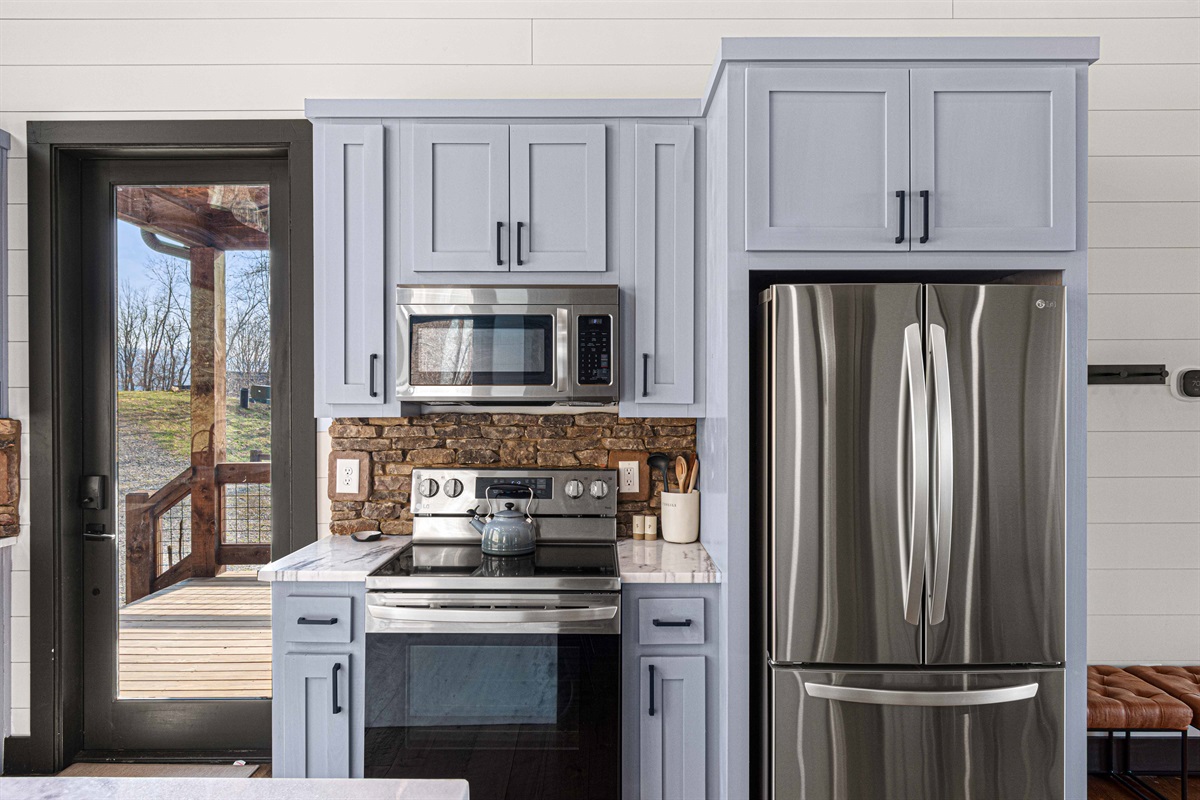 Stainless steel appliances