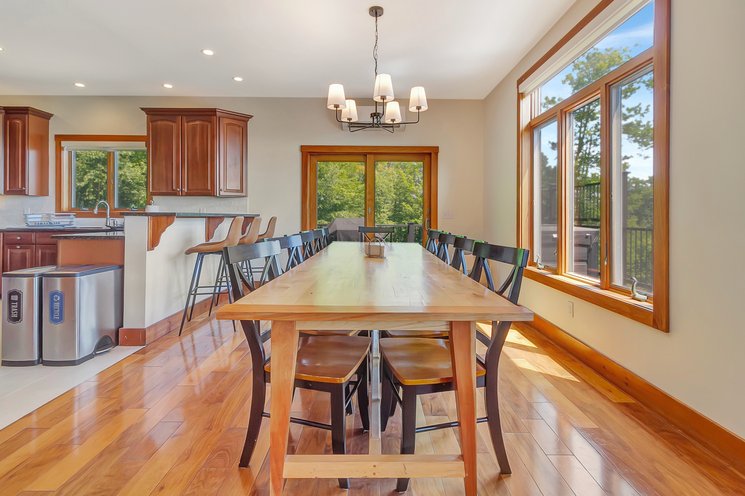 The main dining area