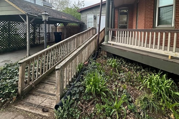 Front entrance and front carport if you choose to park out front 